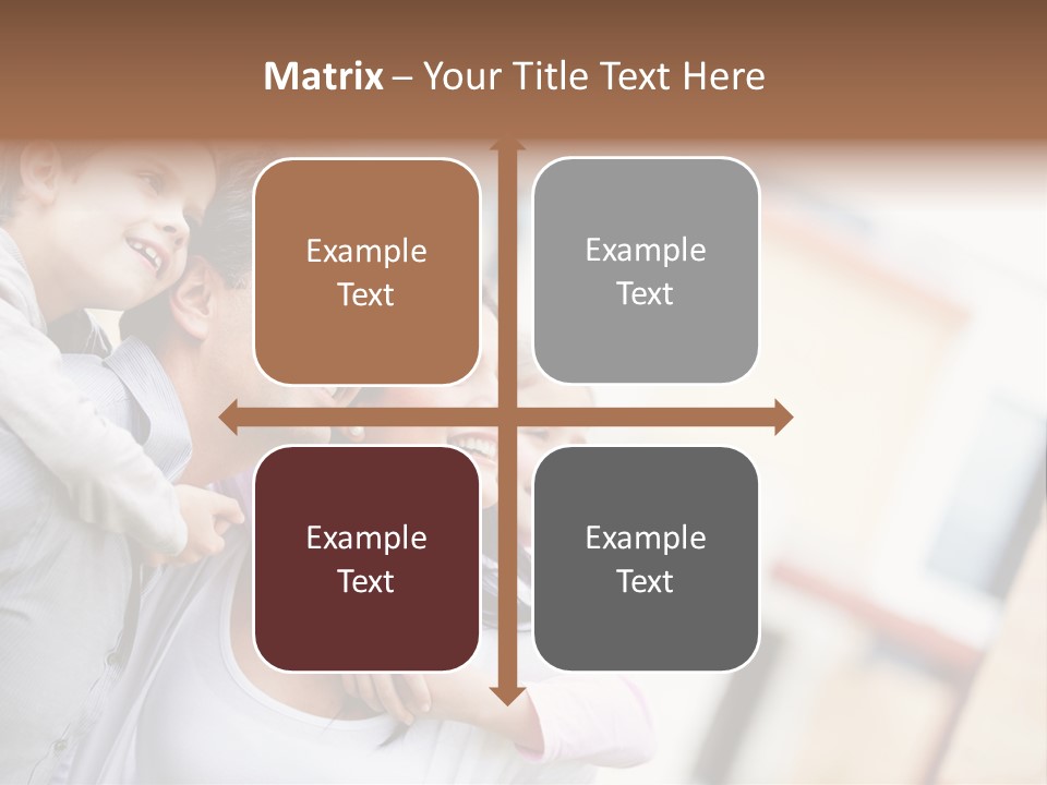 Family Beautiful Bonding PowerPoint Template