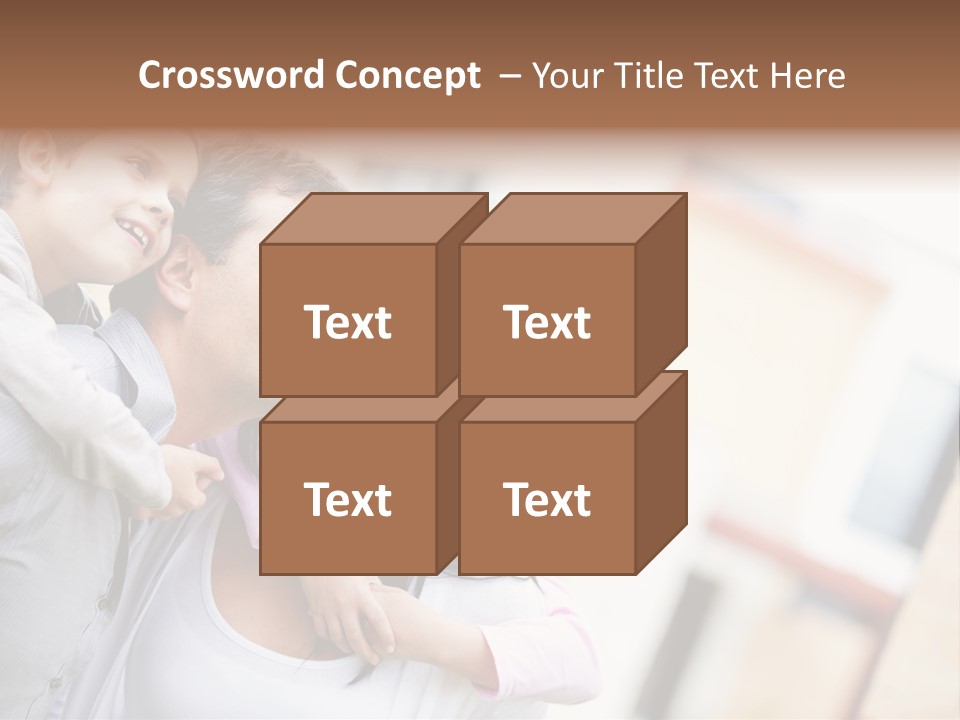 Family Beautiful Bonding PowerPoint Template