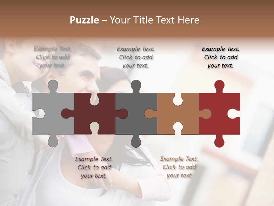 Family Beautiful Bonding PowerPoint Template