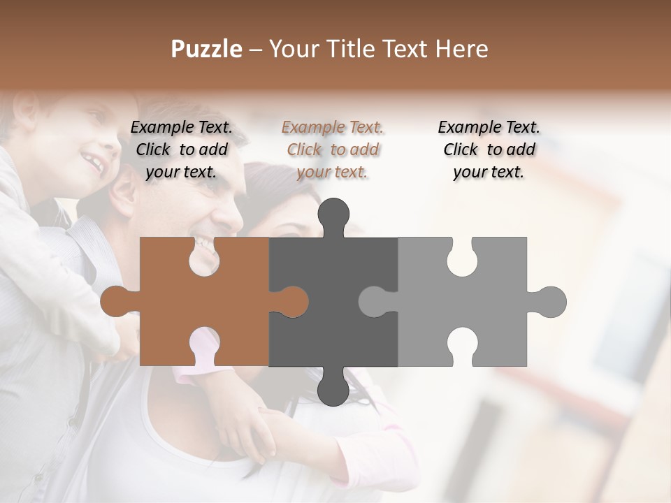 Family Beautiful Bonding PowerPoint Template