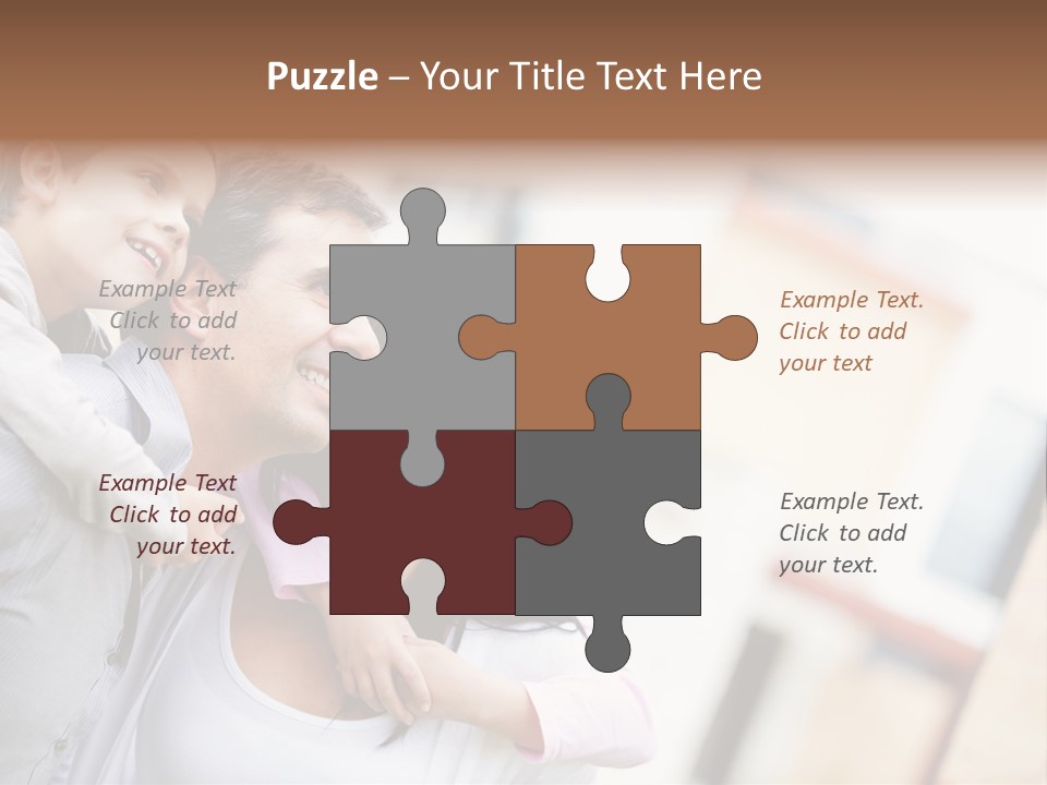 Family Beautiful Bonding PowerPoint Template
