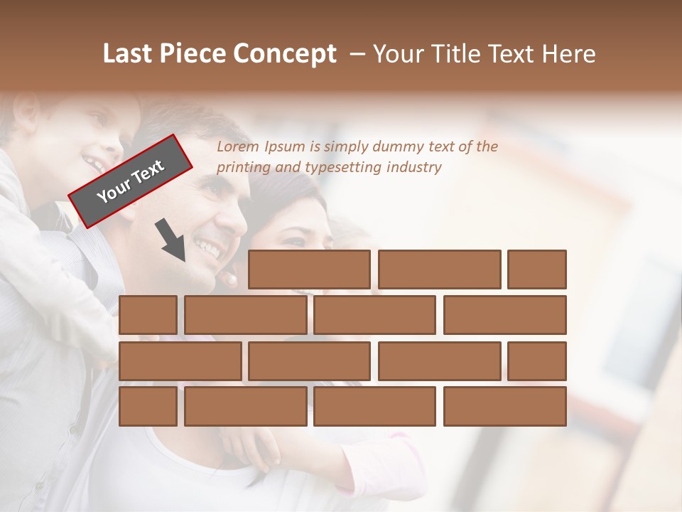 Family Beautiful Bonding PowerPoint Template