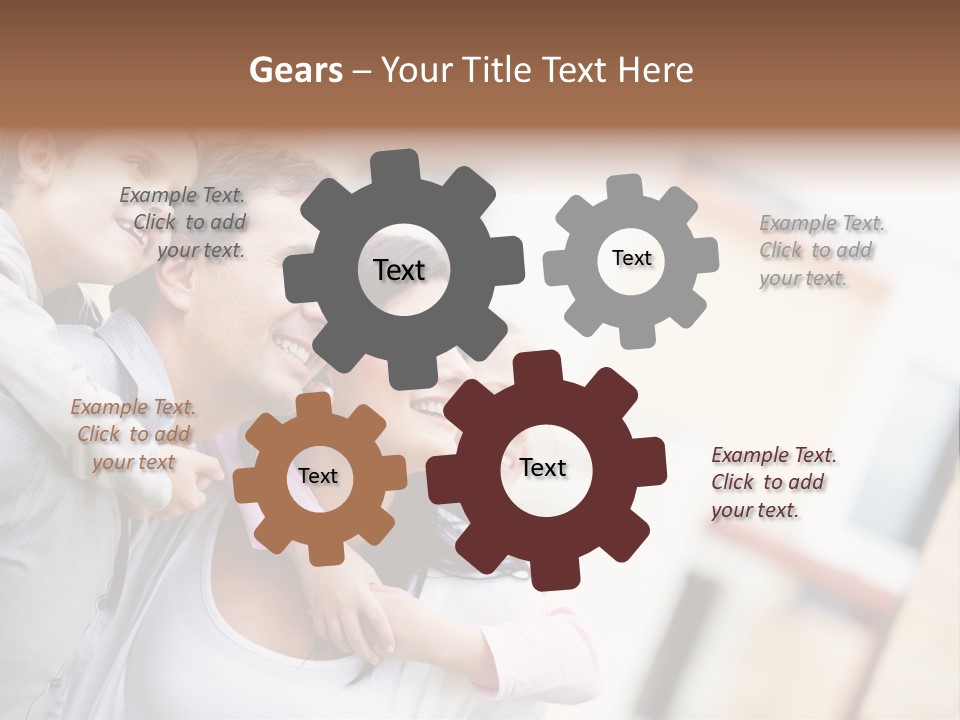 Family Beautiful Bonding PowerPoint Template