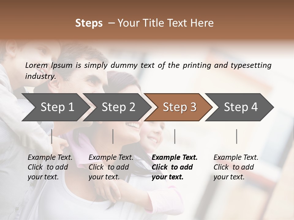 Family Beautiful Bonding PowerPoint Template