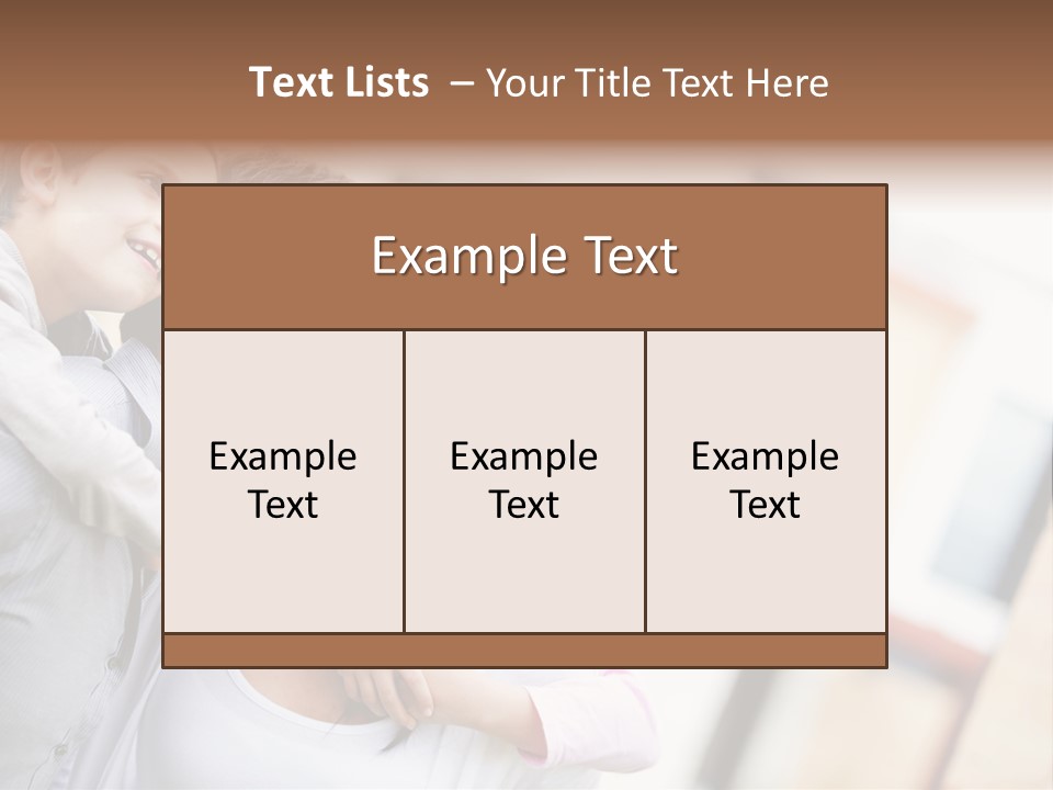 Family Beautiful Bonding PowerPoint Template