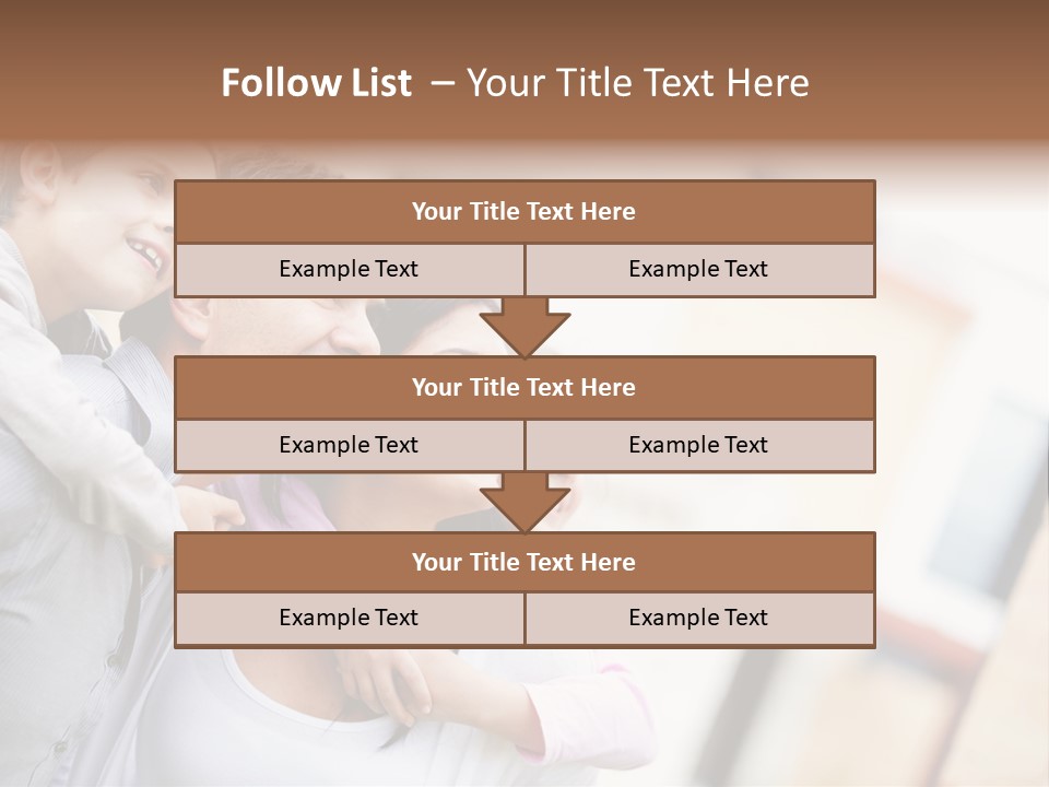 Family Beautiful Bonding PowerPoint Template