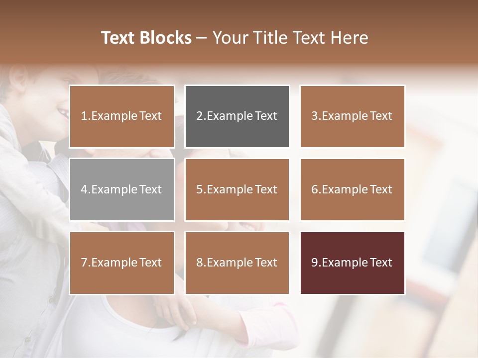 Family Beautiful Bonding PowerPoint Template