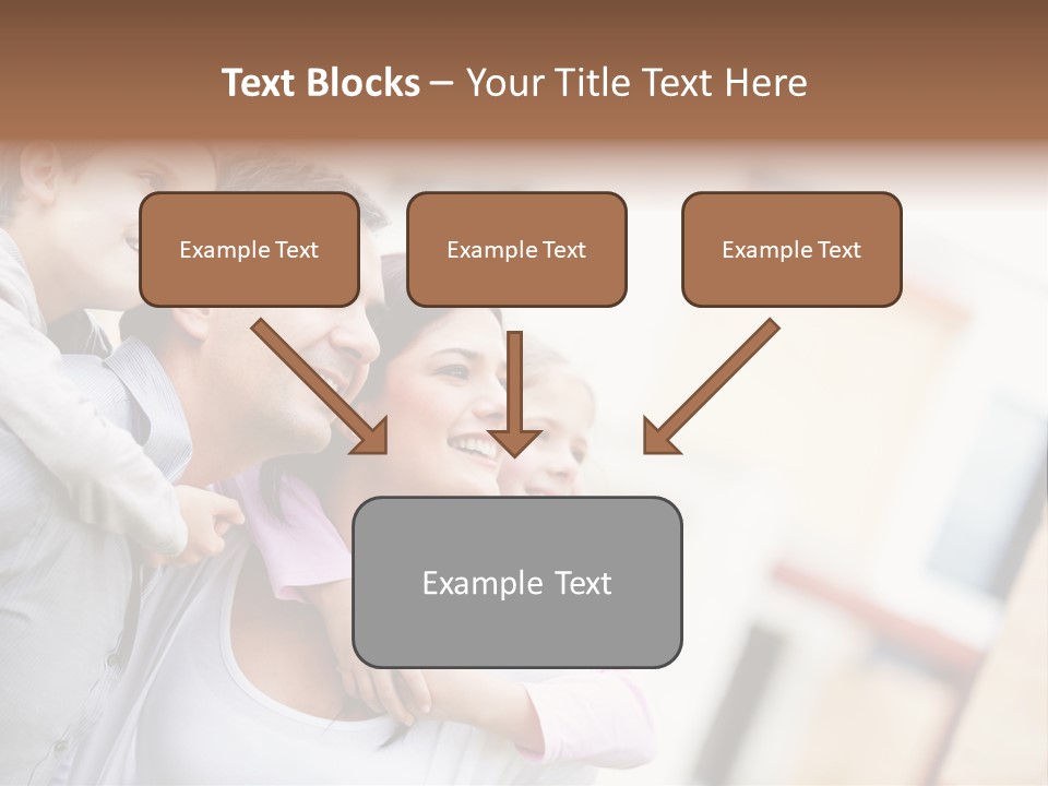 Family Beautiful Bonding PowerPoint Template