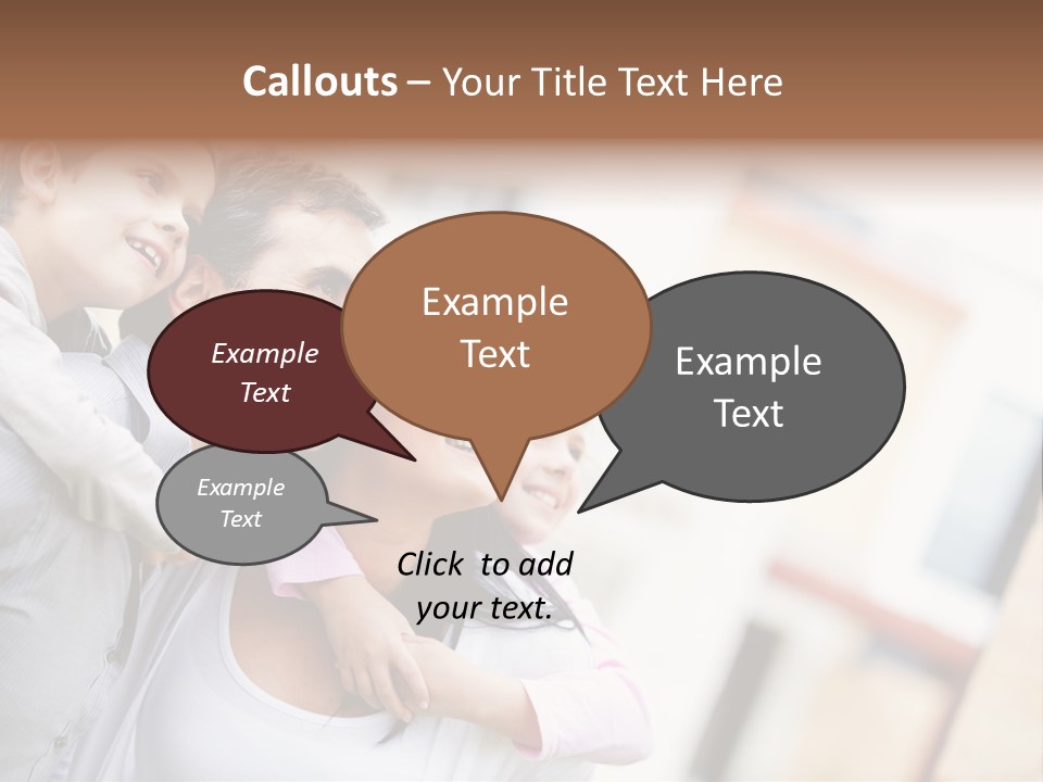 Family Beautiful Bonding PowerPoint Template