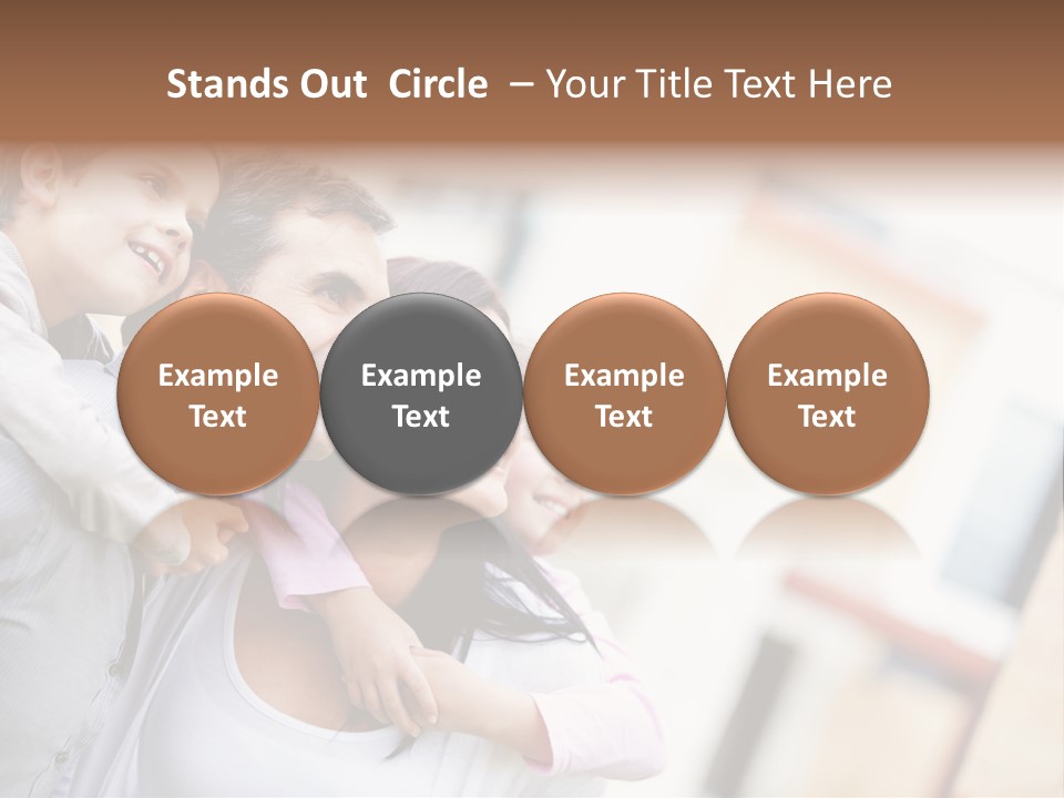 Family Beautiful Bonding PowerPoint Template