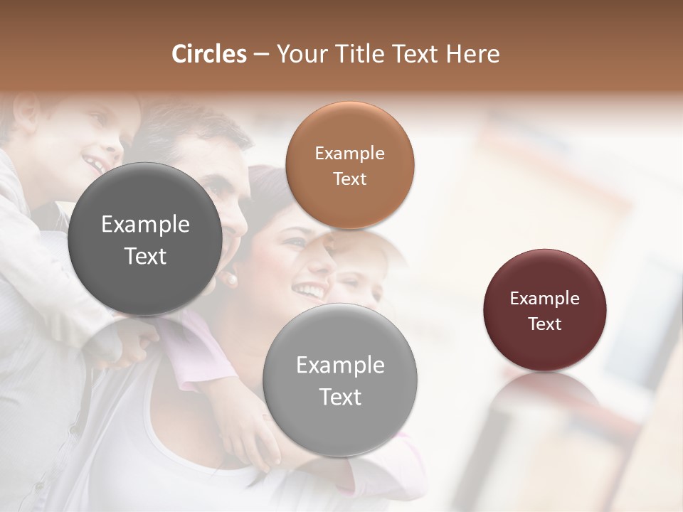 Family Beautiful Bonding PowerPoint Template