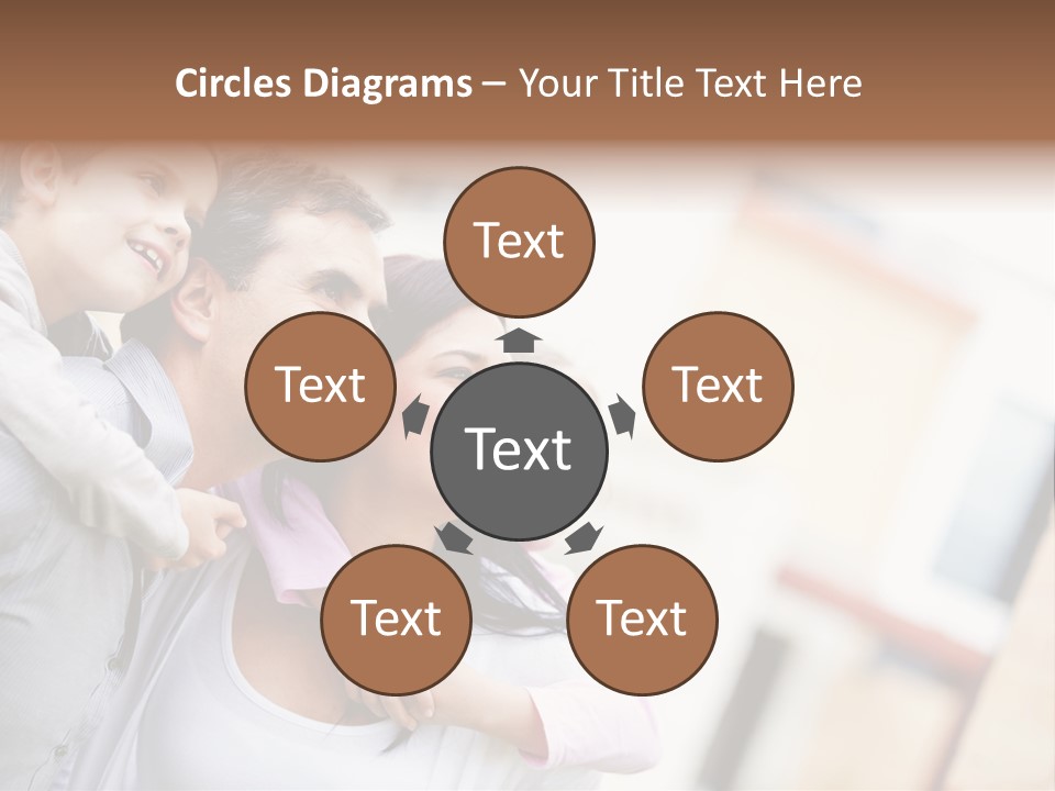 Family Beautiful Bonding PowerPoint Template