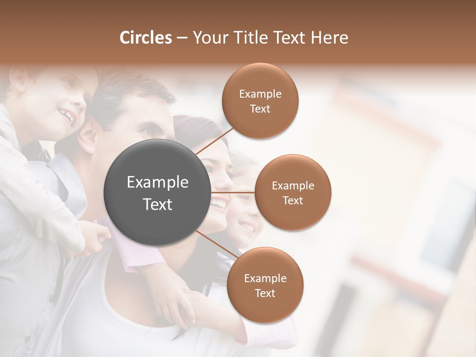 Family Beautiful Bonding PowerPoint Template