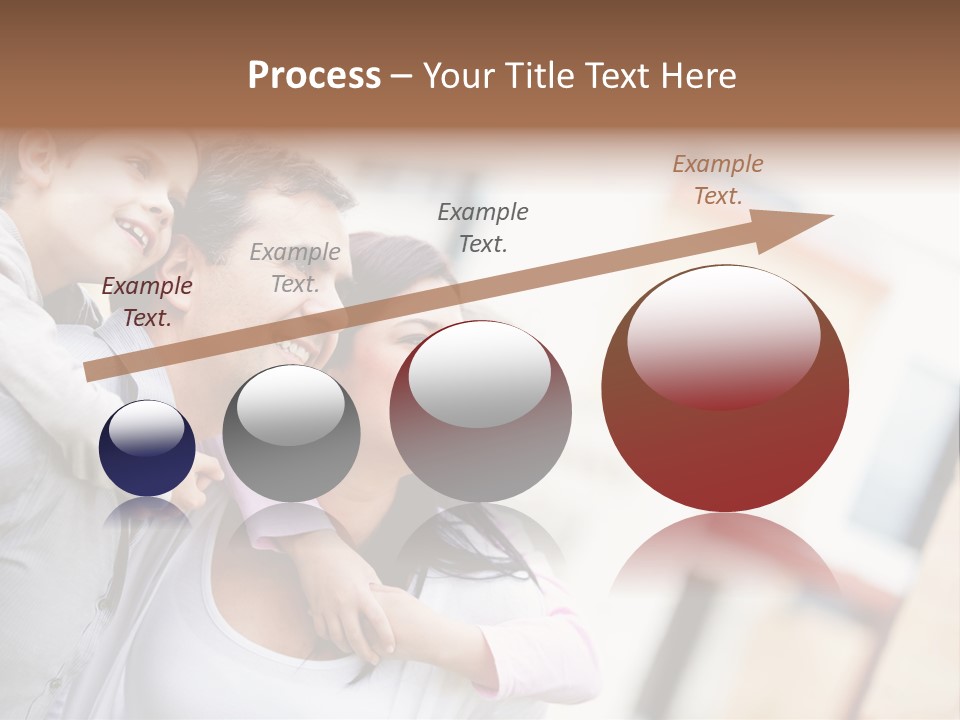 Family Beautiful Bonding PowerPoint Template