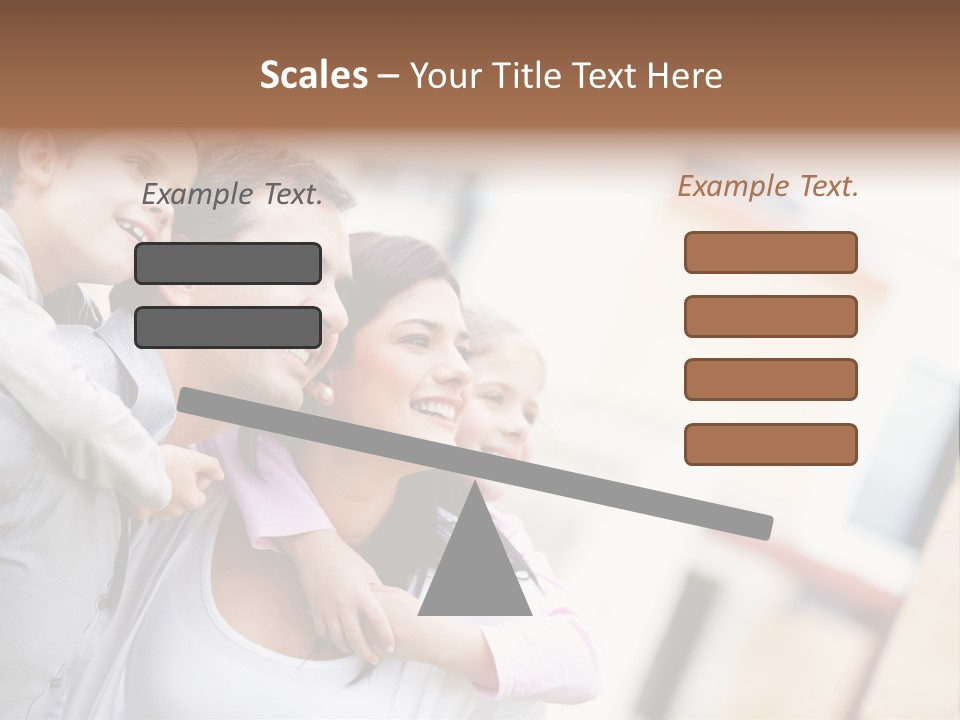 Family Beautiful Bonding PowerPoint Template