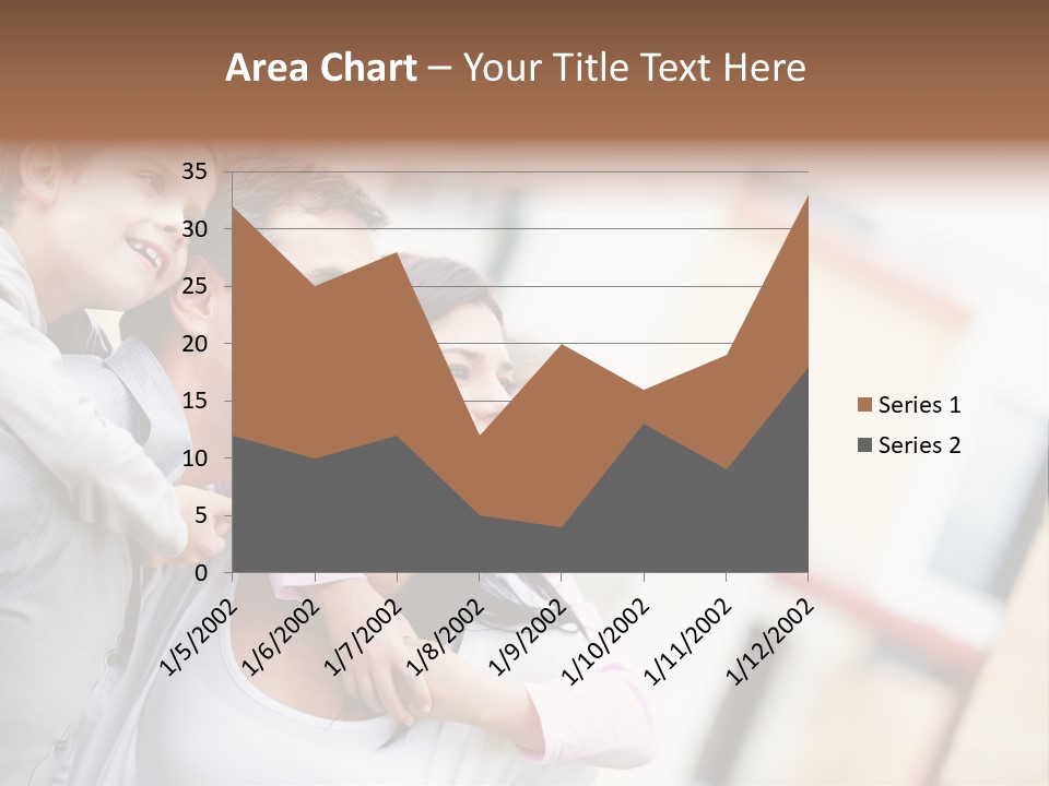 Family Beautiful Bonding PowerPoint Template