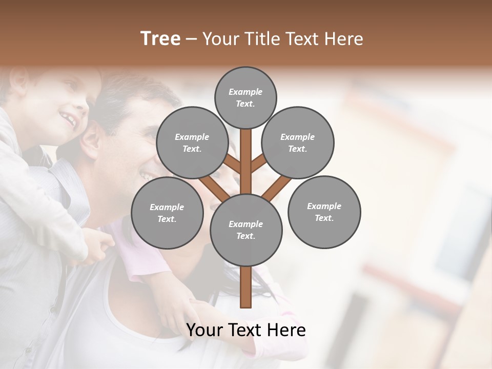 Family Beautiful Bonding PowerPoint Template