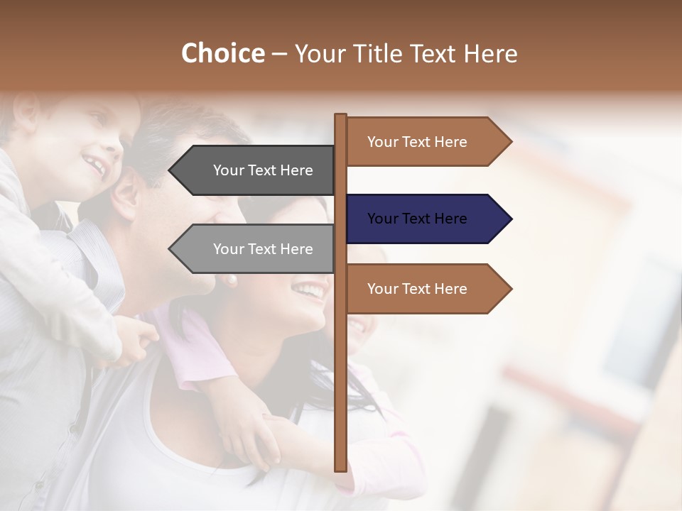 Family Beautiful Bonding PowerPoint Template