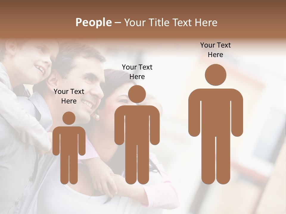 Family Beautiful Bonding PowerPoint Template