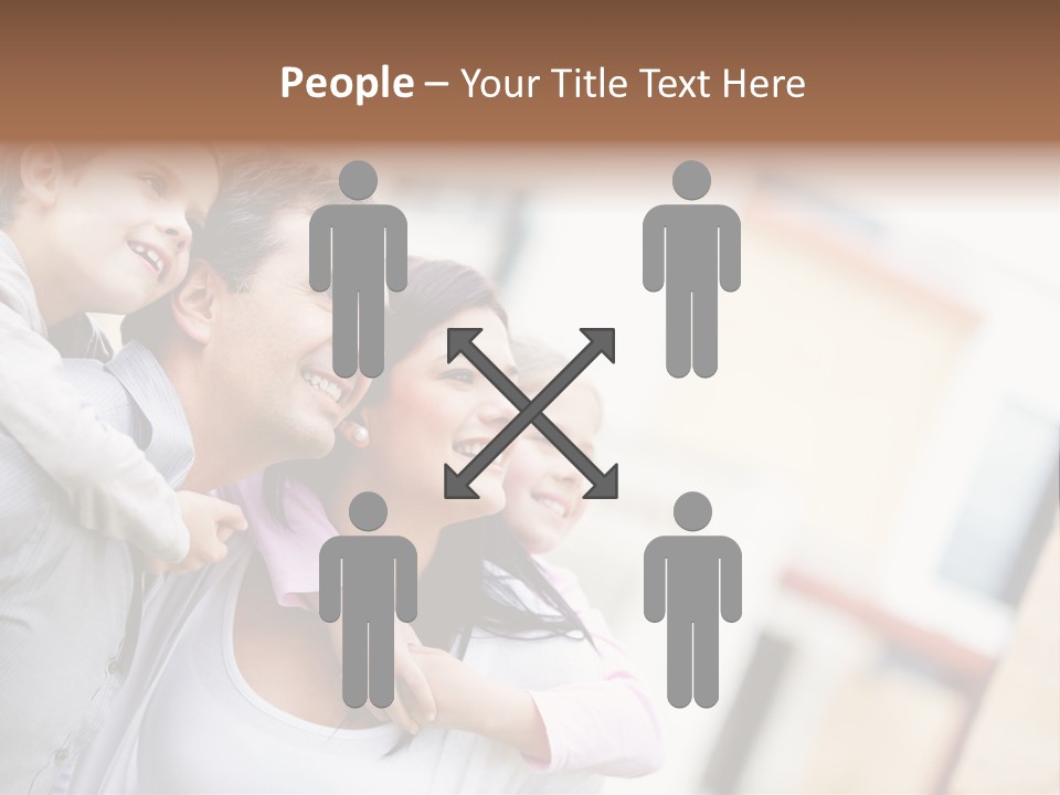 Family Beautiful Bonding PowerPoint Template