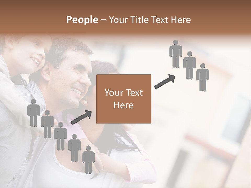 Family Beautiful Bonding PowerPoint Template