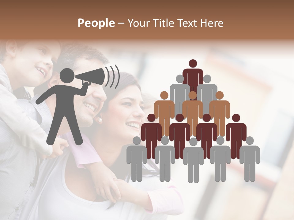 Family Beautiful Bonding PowerPoint Template