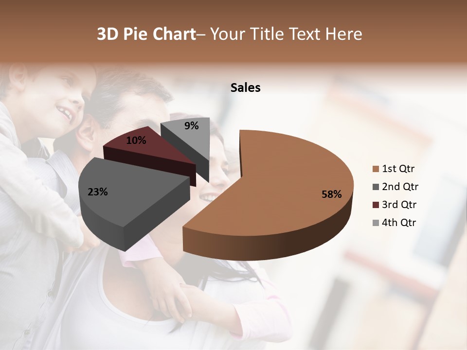 Family Beautiful Bonding PowerPoint Template