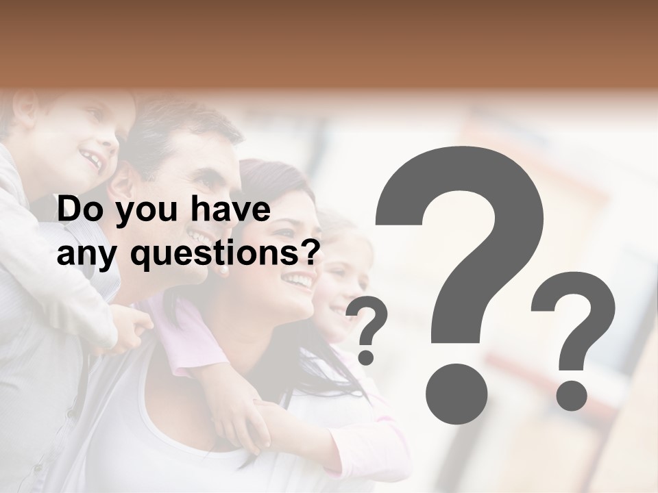 Family Beautiful Bonding PowerPoint Template