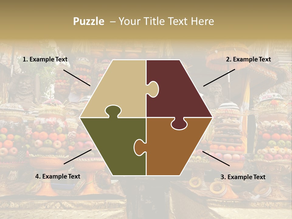 Fruits Ritual Costumes PowerPoint Template