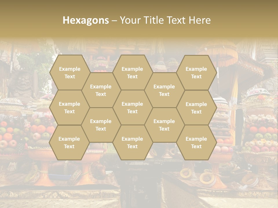 Fruits Ritual Costumes PowerPoint Template