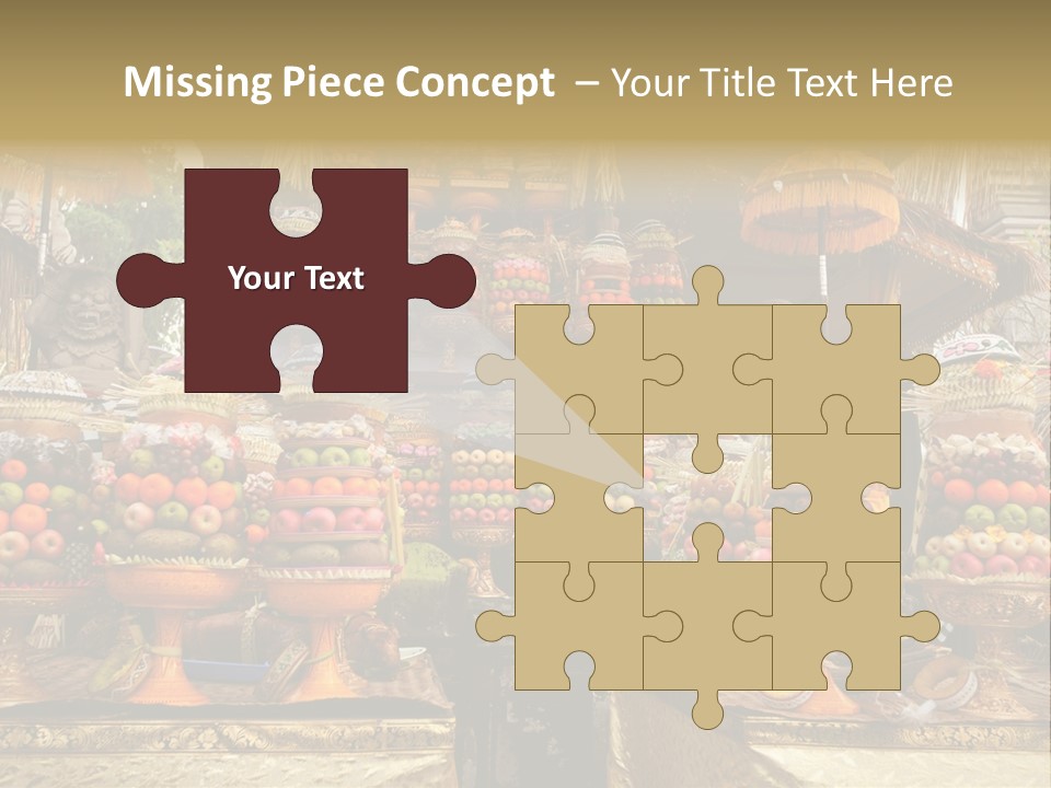 Fruits Ritual Costumes PowerPoint Template