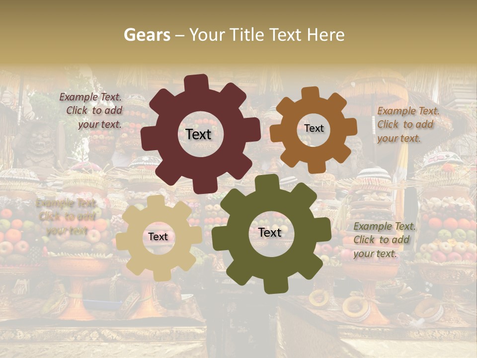 Fruits Ritual Costumes PowerPoint Template