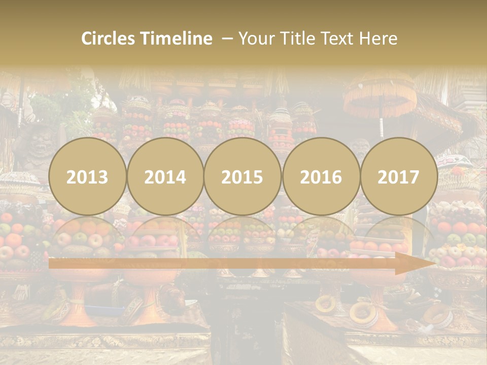 Fruits Ritual Costumes PowerPoint Template