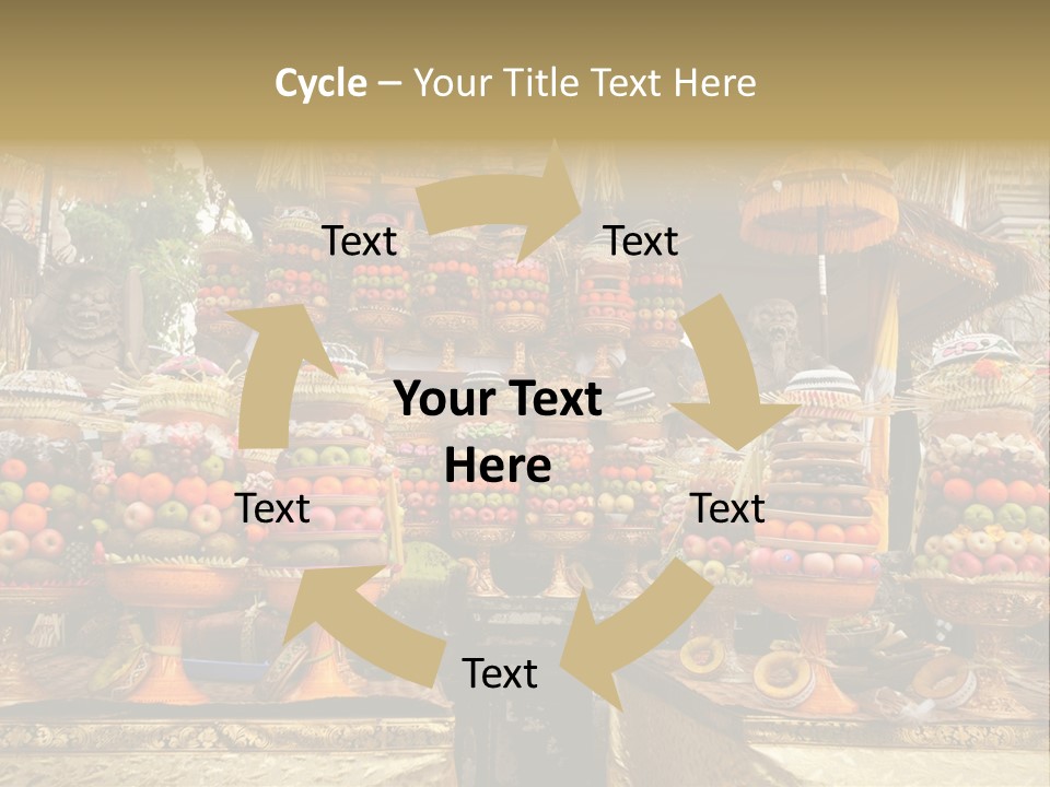 Fruits Ritual Costumes PowerPoint Template