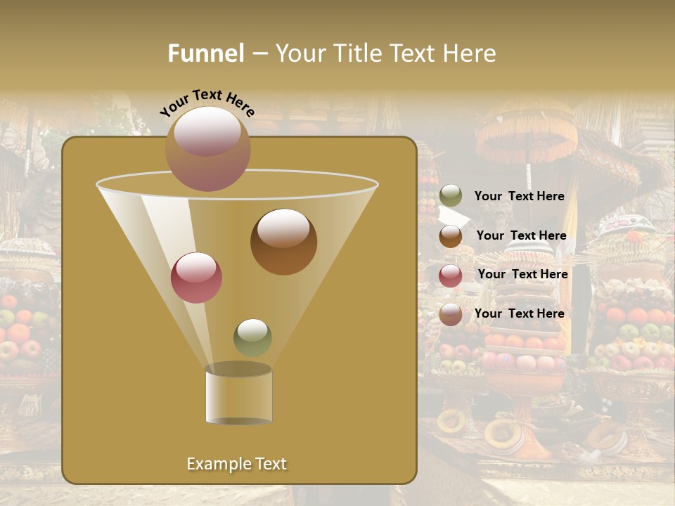 Fruits Ritual Costumes PowerPoint Template