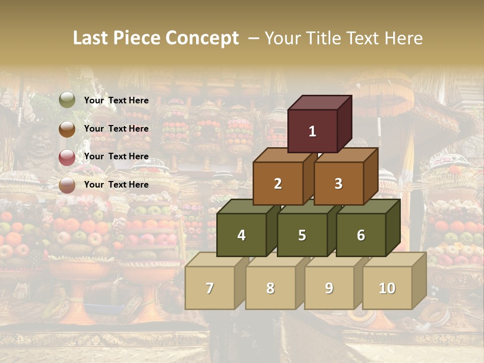 Fruits Ritual Costumes PowerPoint Template