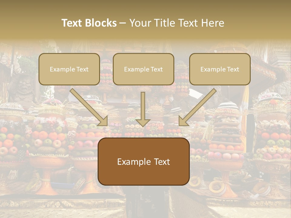 Fruits Ritual Costumes PowerPoint Template