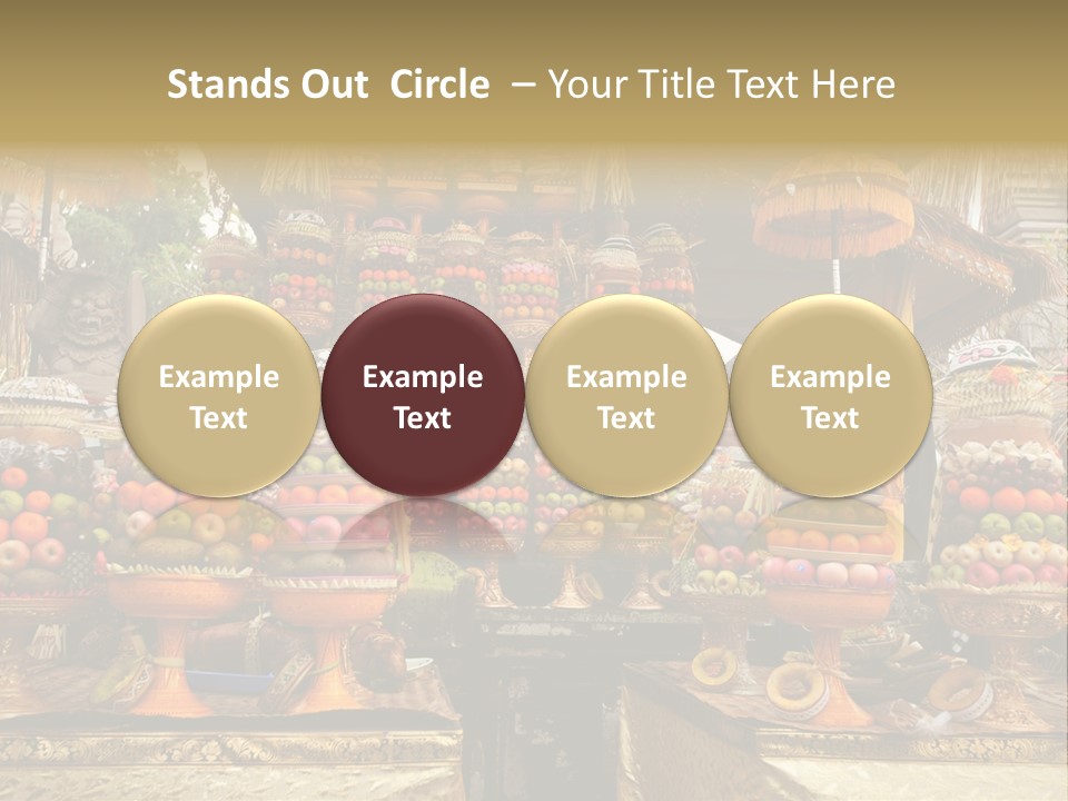 Fruits Ritual Costumes PowerPoint Template