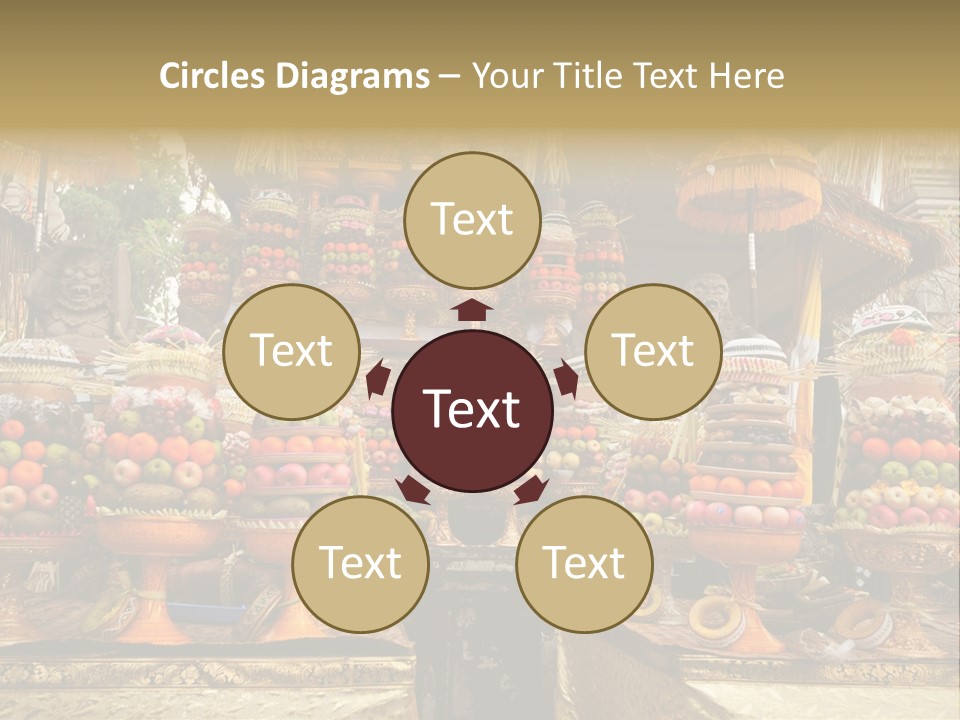 Fruits Ritual Costumes PowerPoint Template