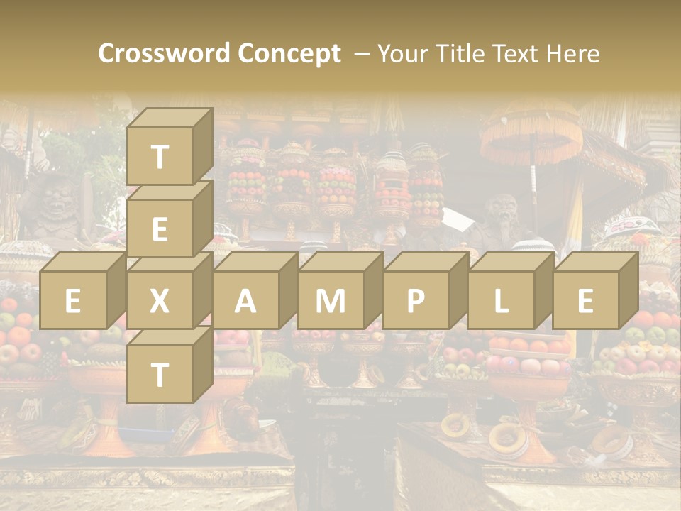 Fruits Ritual Costumes PowerPoint Template