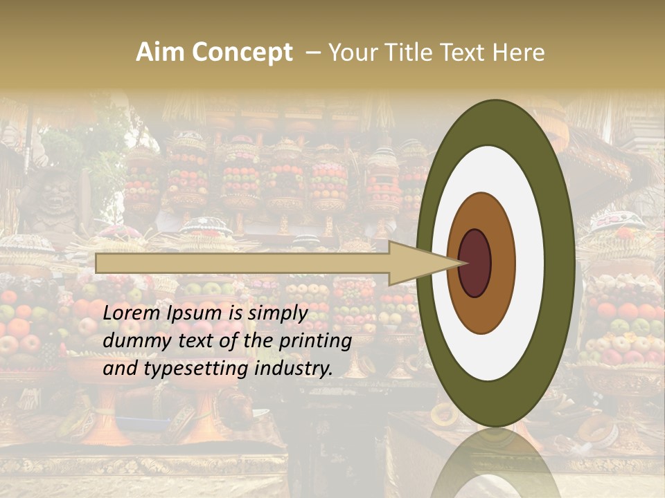 Fruits Ritual Costumes PowerPoint Template