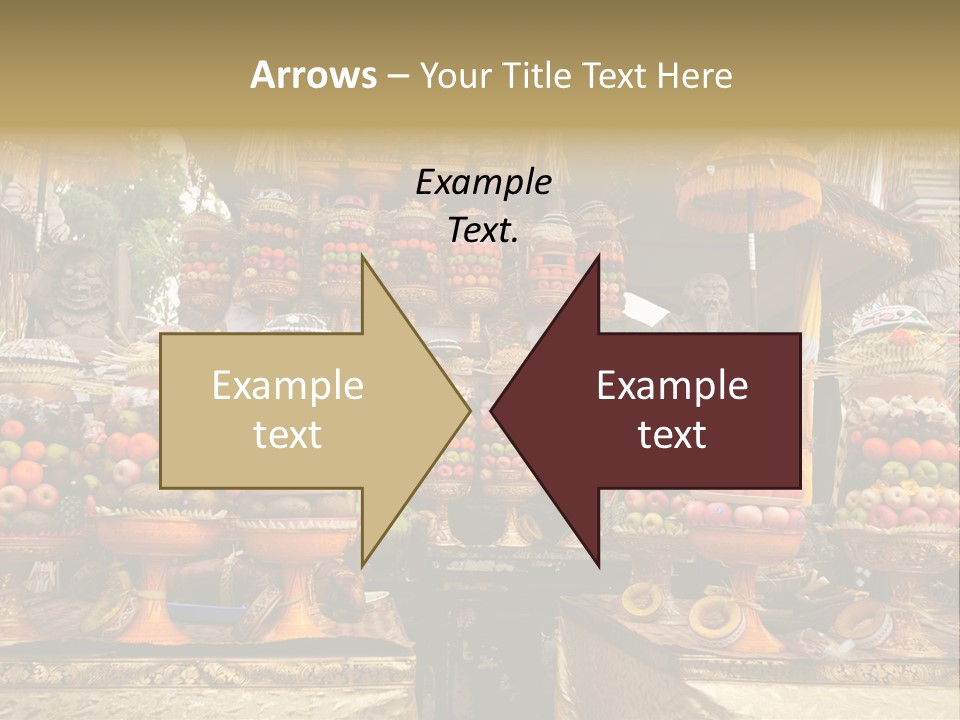 Fruits Ritual Costumes PowerPoint Template