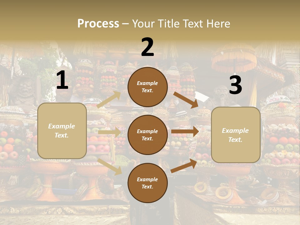 Fruits Ritual Costumes PowerPoint Template