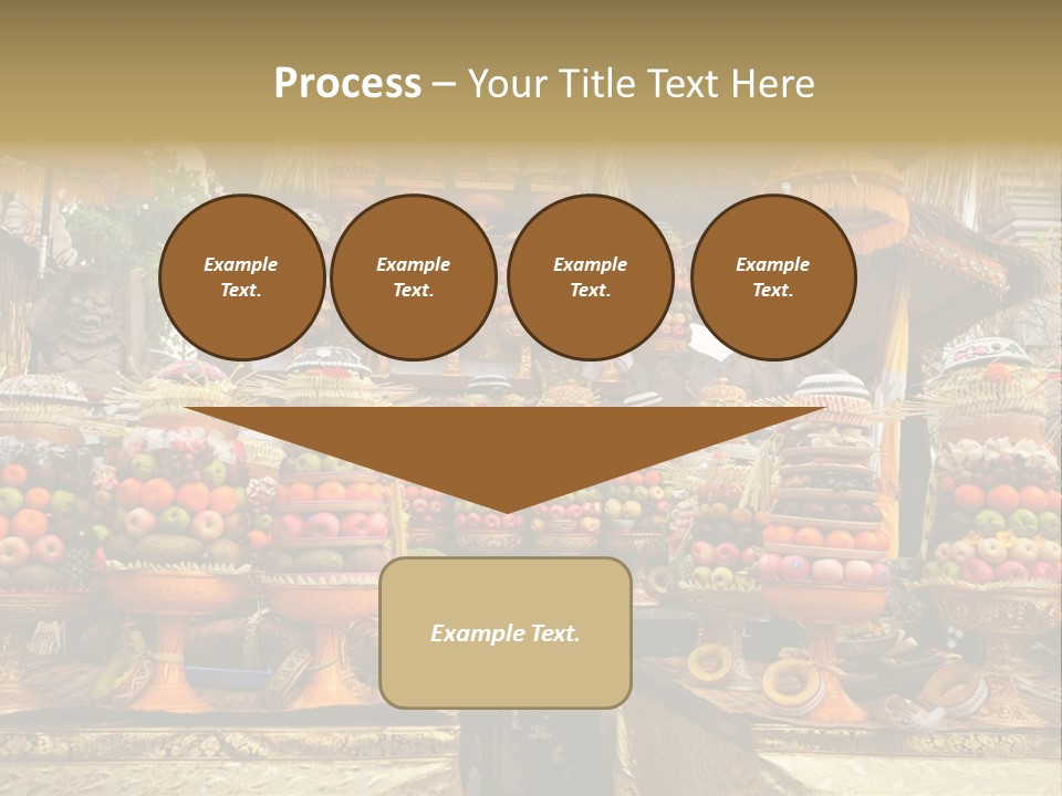 Fruits Ritual Costumes PowerPoint Template