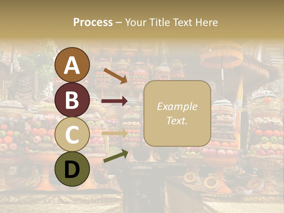 Fruits Ritual Costumes PowerPoint Template