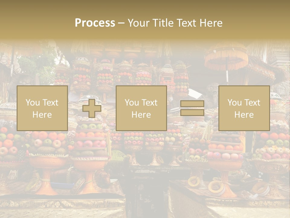 Fruits Ritual Costumes PowerPoint Template
