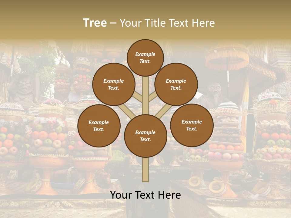 Fruits Ritual Costumes PowerPoint Template