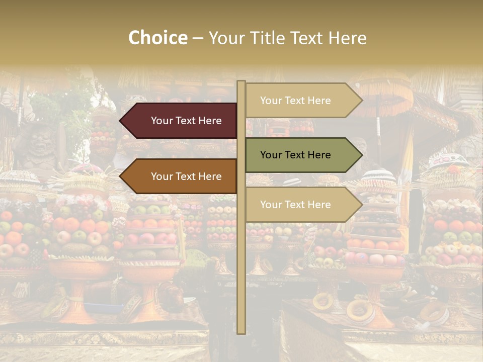 Fruits Ritual Costumes PowerPoint Template