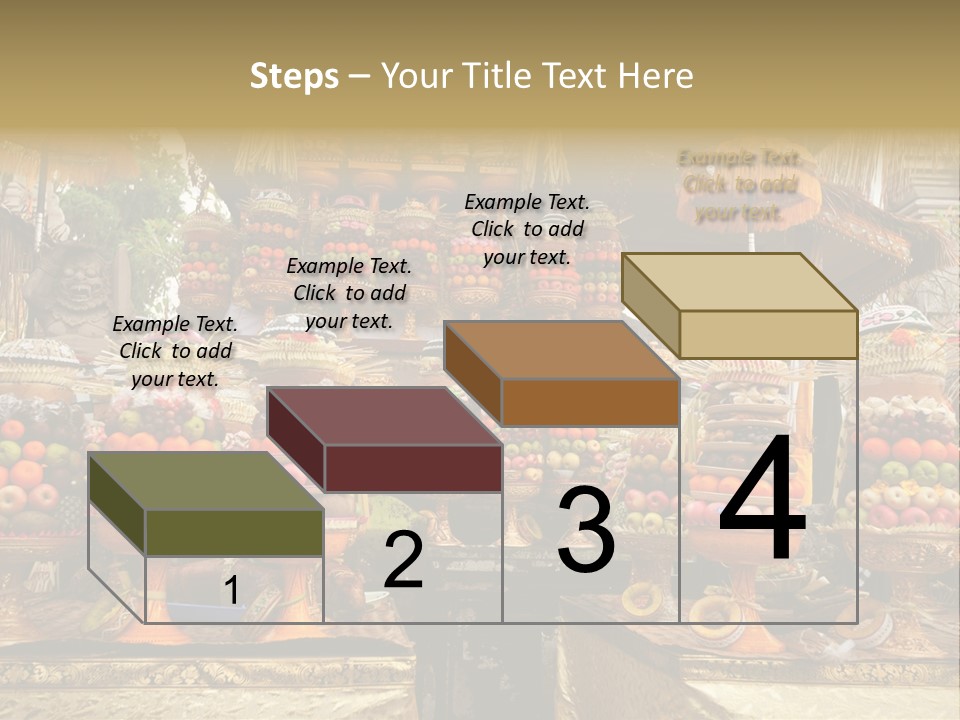 Fruits Ritual Costumes PowerPoint Template