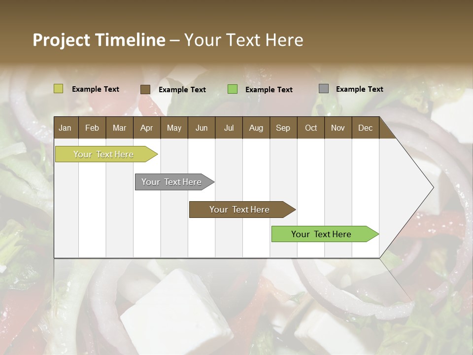 Vegetables Fork Food PowerPoint Template